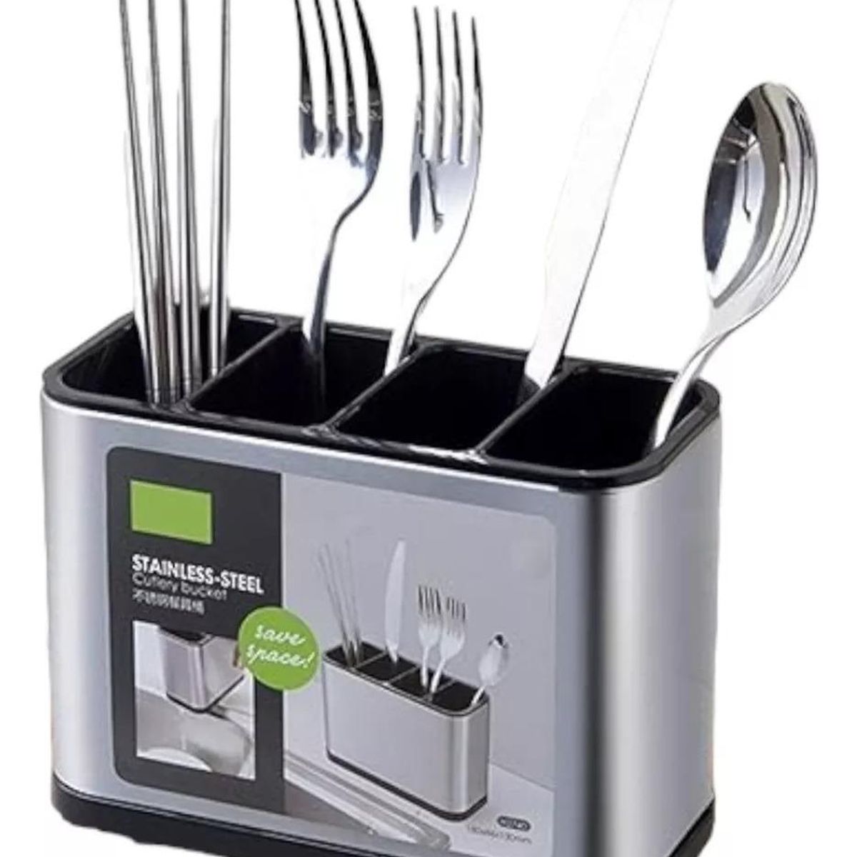GENERICO - Escurridor de Acero Inoxidable para Cubiertos y Servicios