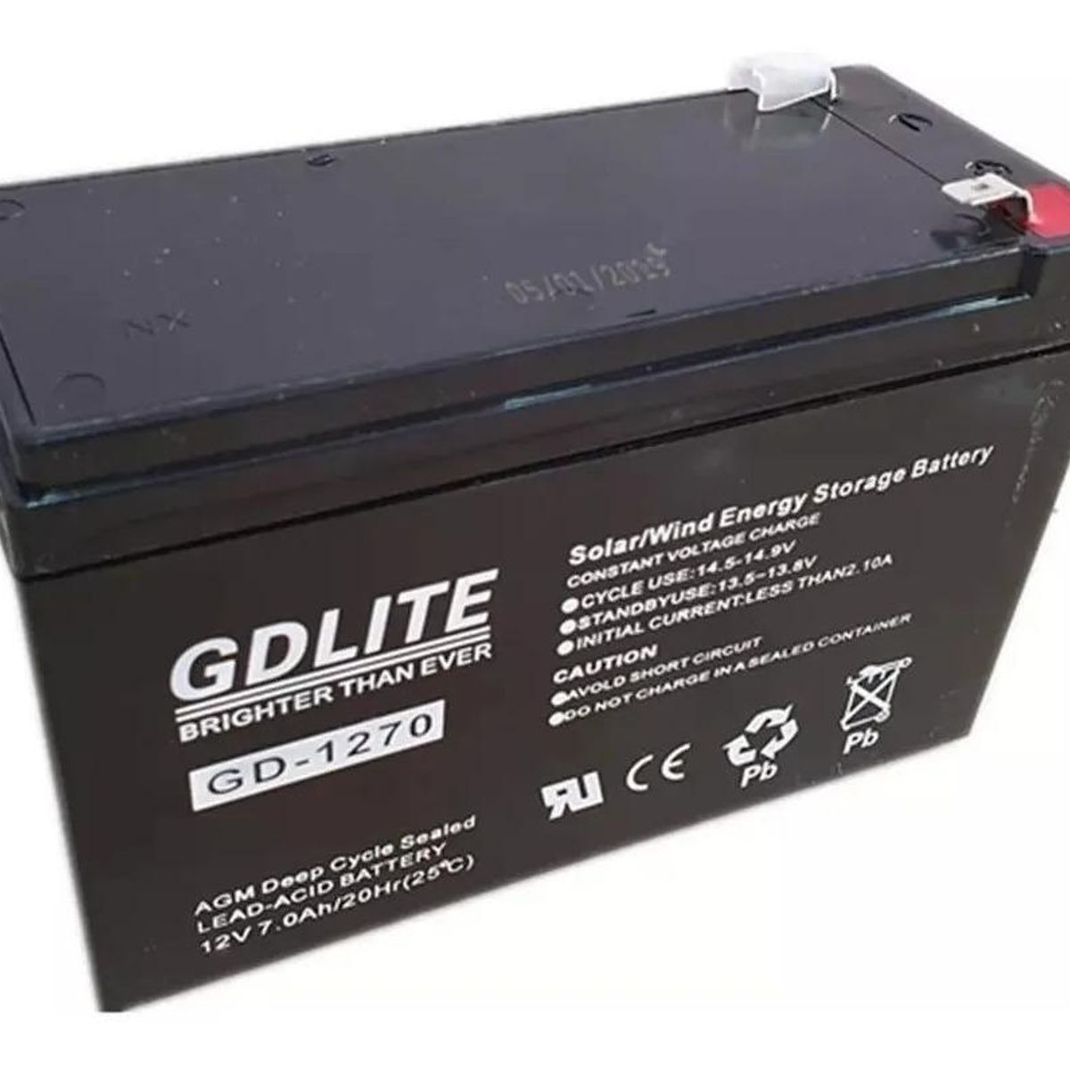 GENERICO - Batería AGM 12V 7Ah Ideal para Equipos Electrónicos