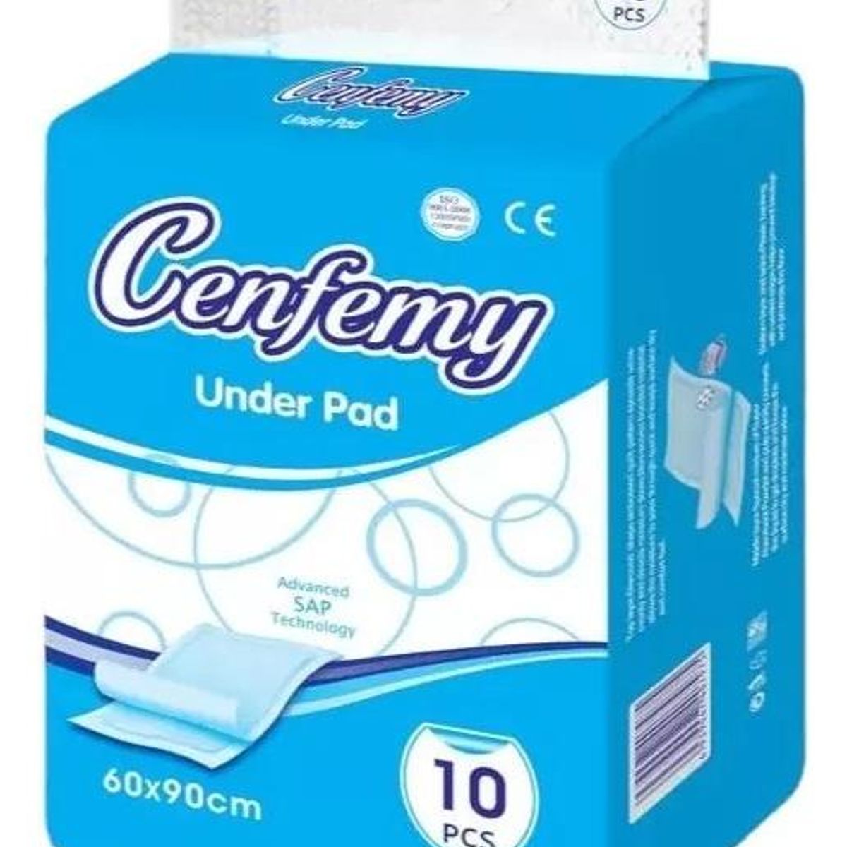 GENERICO - Sabanilla Protector de Cama para Incontinencia 60x90 cm - 10 Unidades