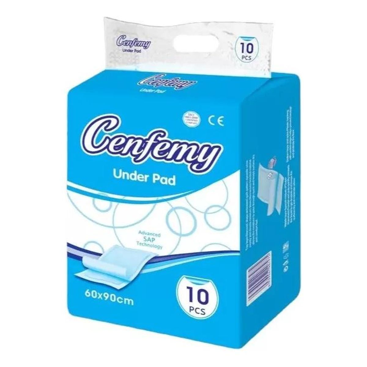 GENERICO - Sabanilla Protector de Cama para Incontinencia 60x90 cm - 10 Unidades