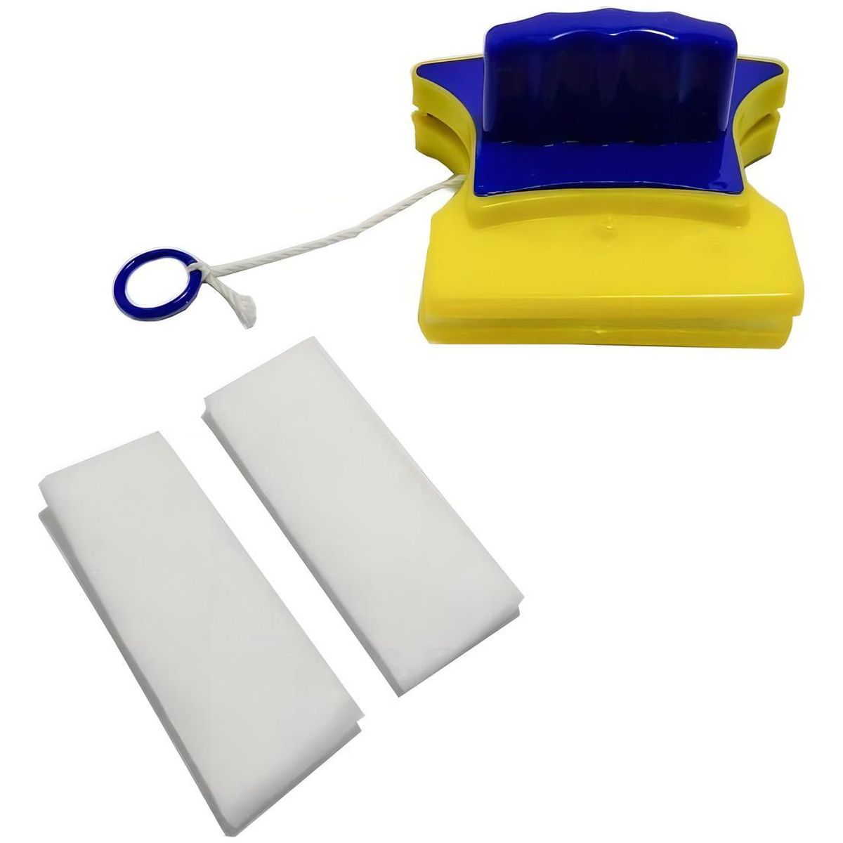 GENERICO - Pack 2 Limpiadores Magnéticos para Ventanas Doble Cara