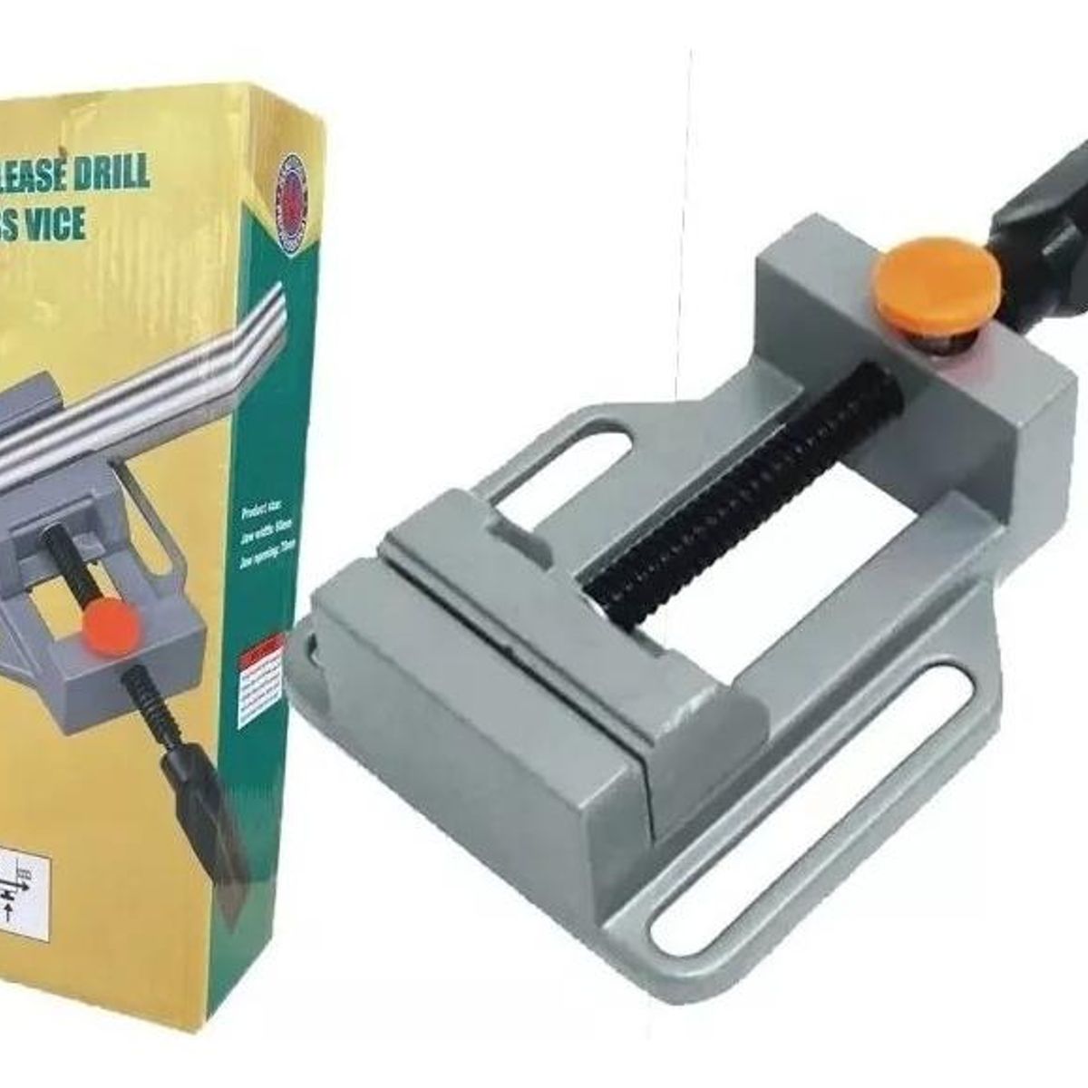 GENERICO - Prensa Plana Morsa para Taladro y Mesa - 70 mm