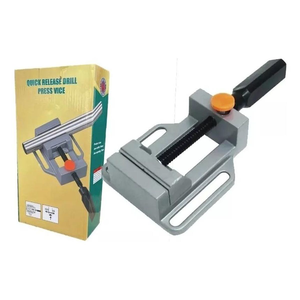 GENERICO - Prensa Plana Morsa para Taladro y Mesa - 70 mm