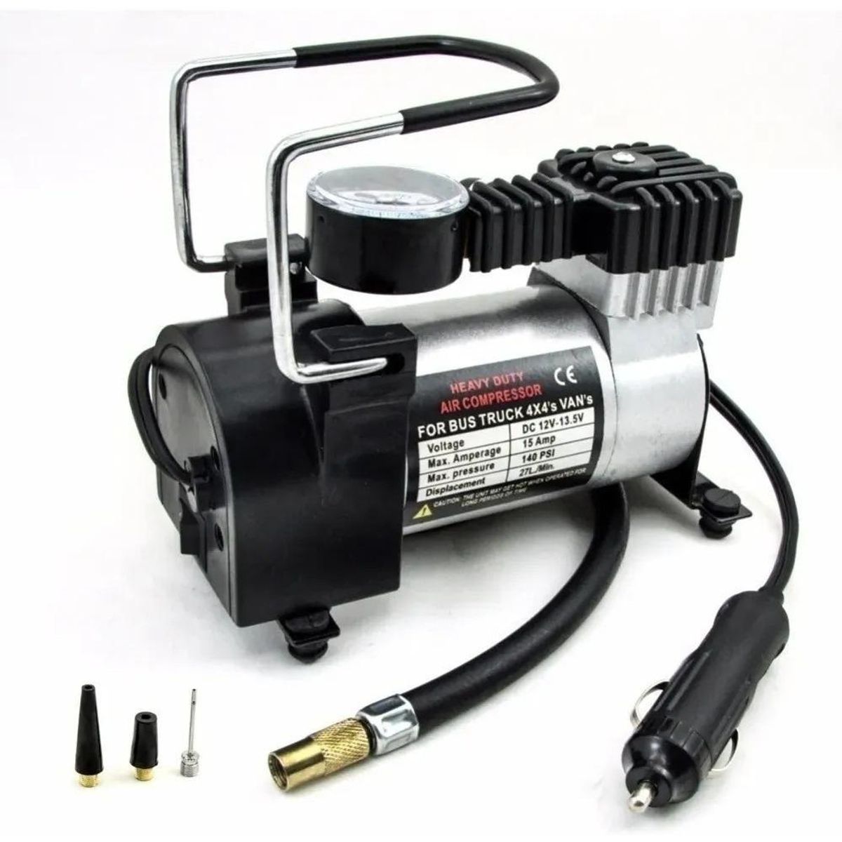 GENERICO - Compresor de Aire Portátil 150 PSI 12V para Vehículos