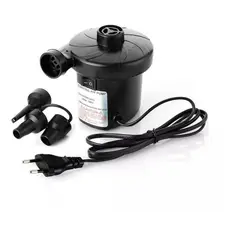 GENERICO - Inflador Eléctrico Multifuncional 220V - Negro