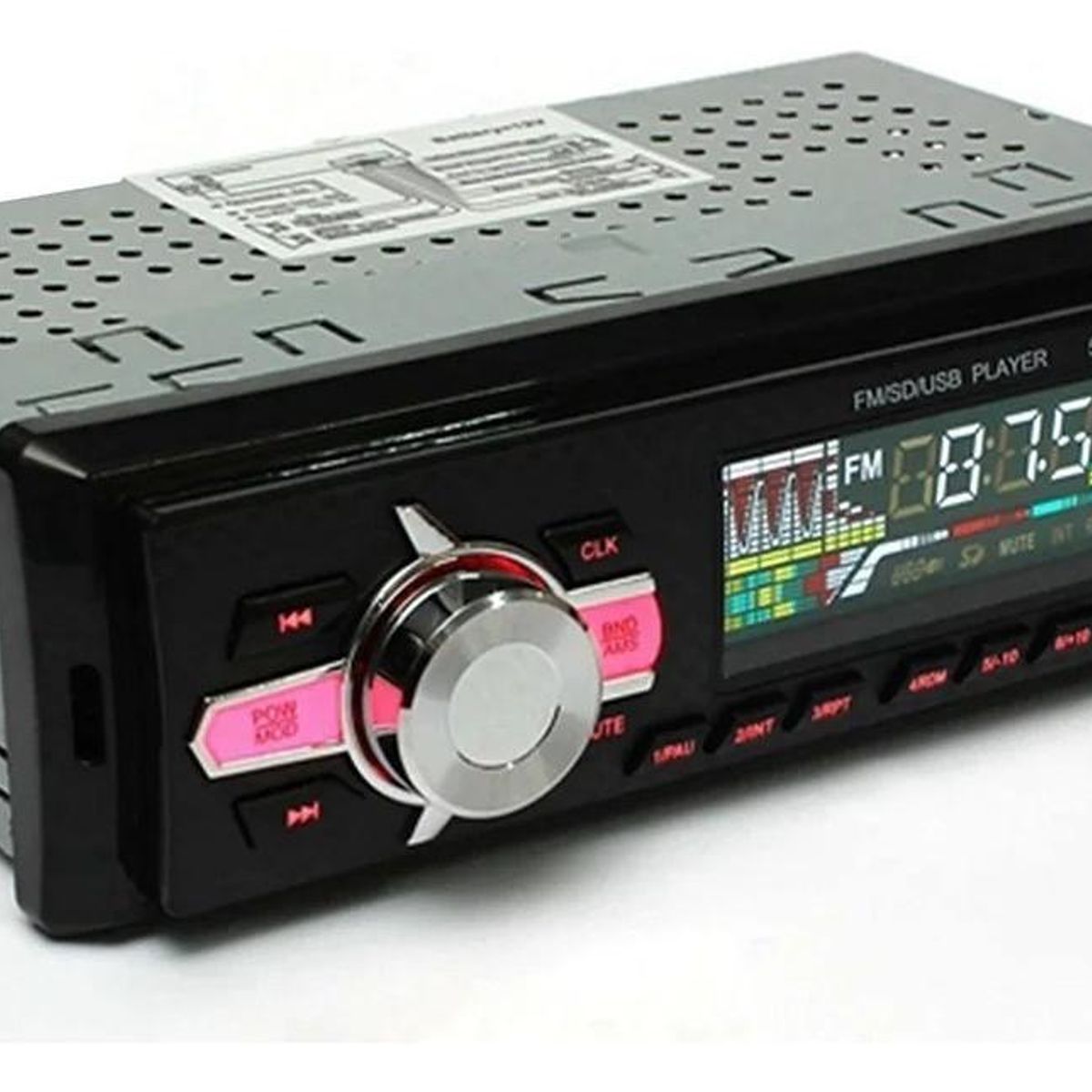 GENERICO - Radio para Auto 1 Din Bluetooth MP3 USB SD FM 60W