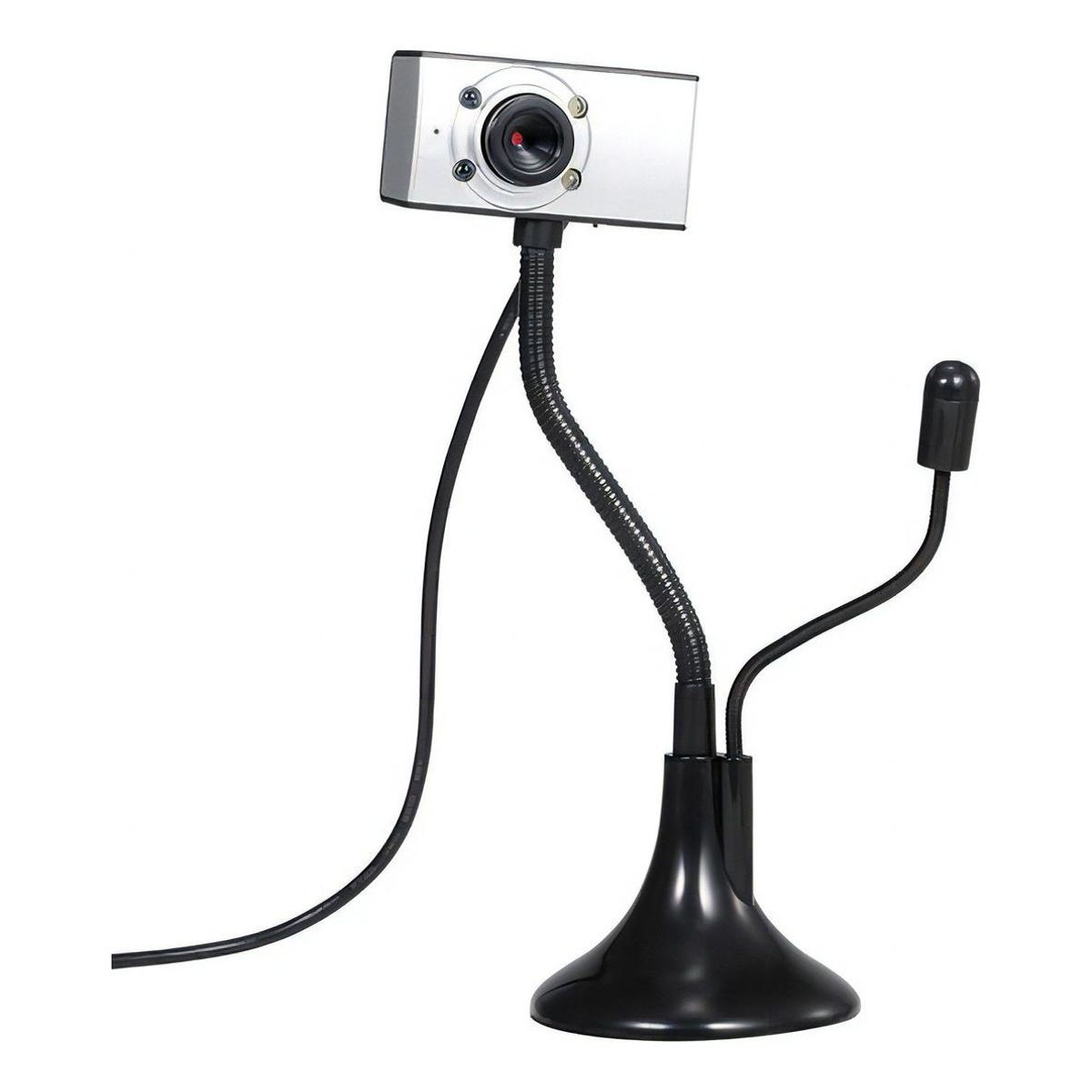 GENERICO - Cámara Web USB con Micrófono Integrado para Videoconferencias