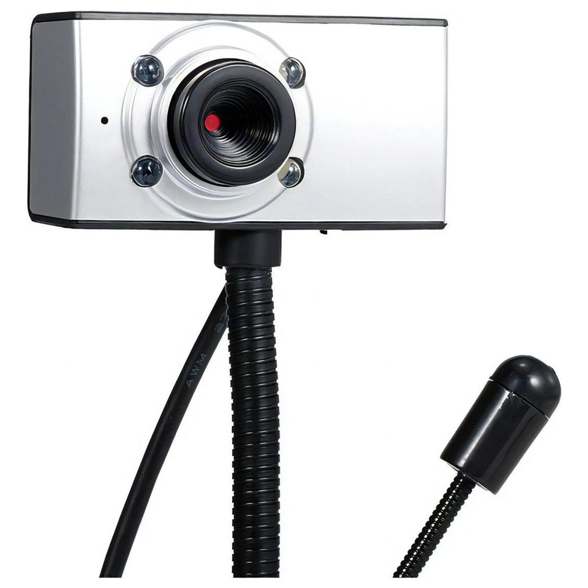 GENERICO - Cámara Web USB con Micrófono Integrado para Videoconferencias