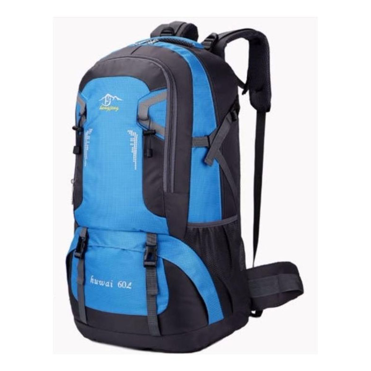 GENERICO - Mochila Camping 60L Oxford Celeste para Trekking