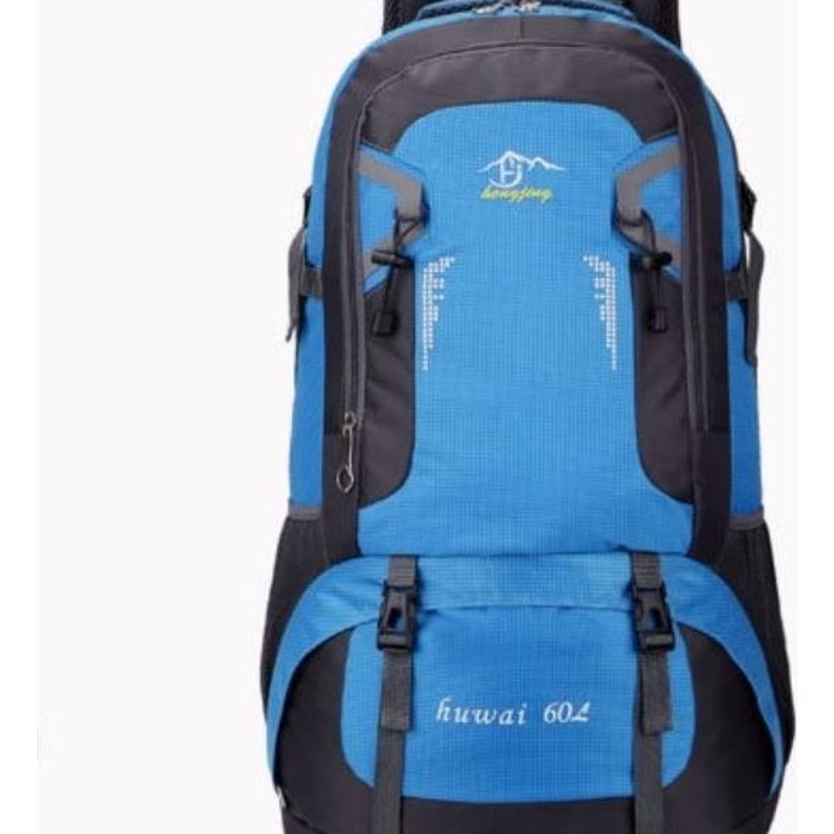 GENERICO - Mochila Camping 60L Oxford Celeste para Trekking