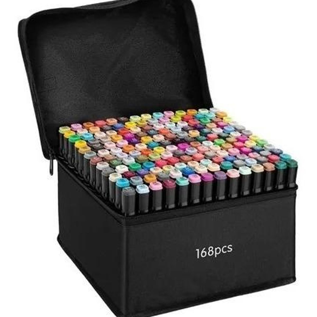 GENERICO - Set de 168 Rotuladores Doble Punta para Arte y Manualidades