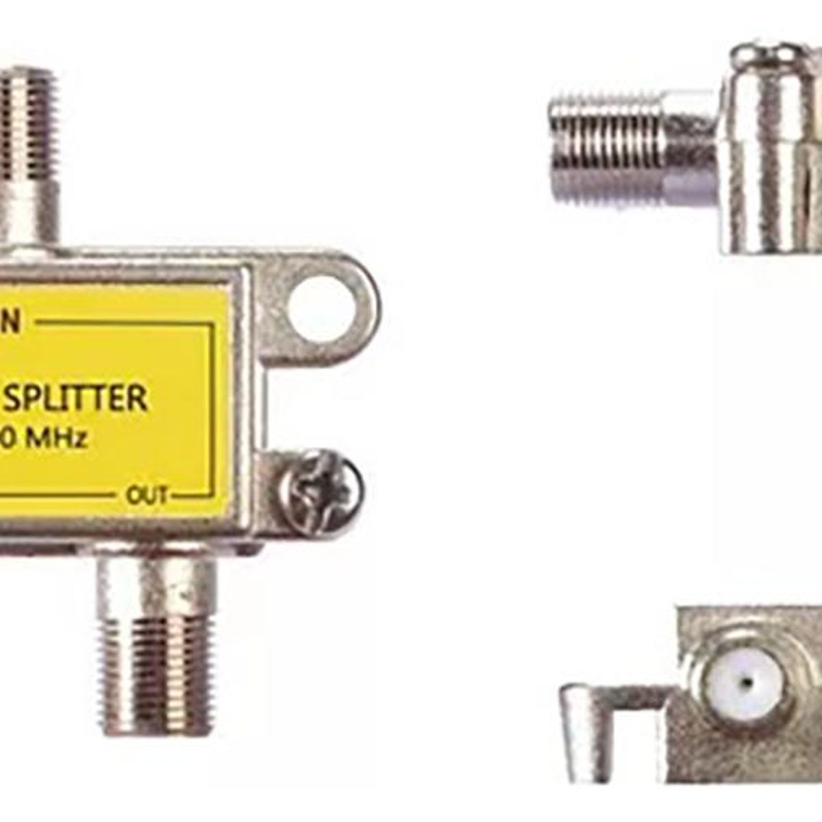 GENERICO - Divisor de TV 2 Vías Splitter de Alta Frecuencia
