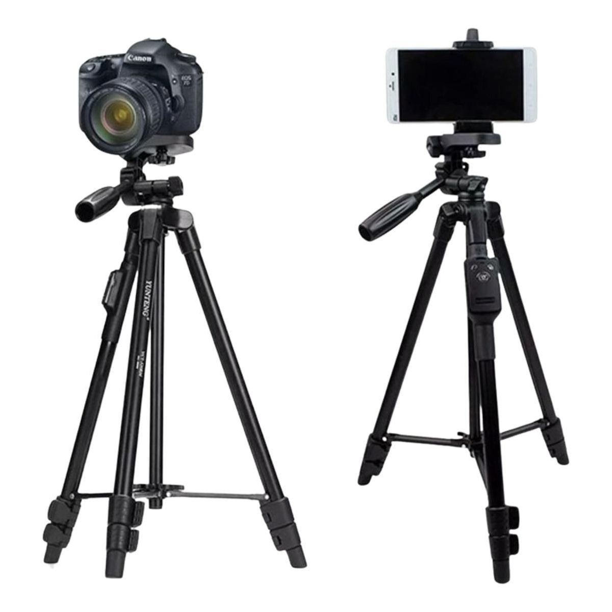 GENERICO - Trípode Portátil para Celular y Cámara con Disparador Bluetooth