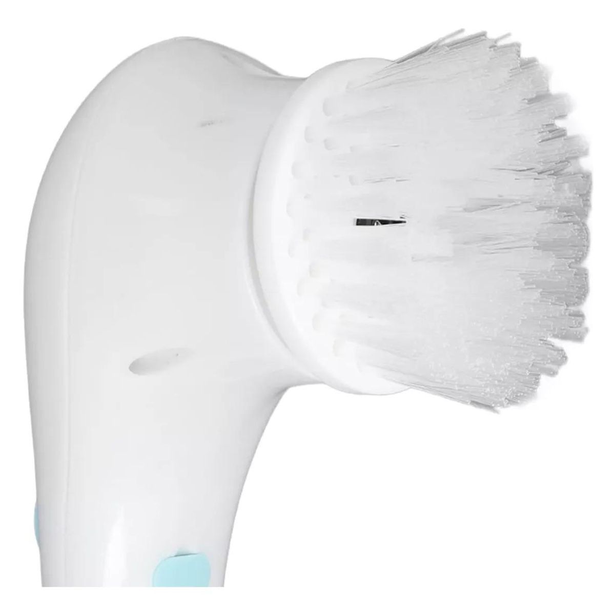 GENERICO - Cepillo Eléctrico Multifuncional Recargable Blanco con 3 Cabezales