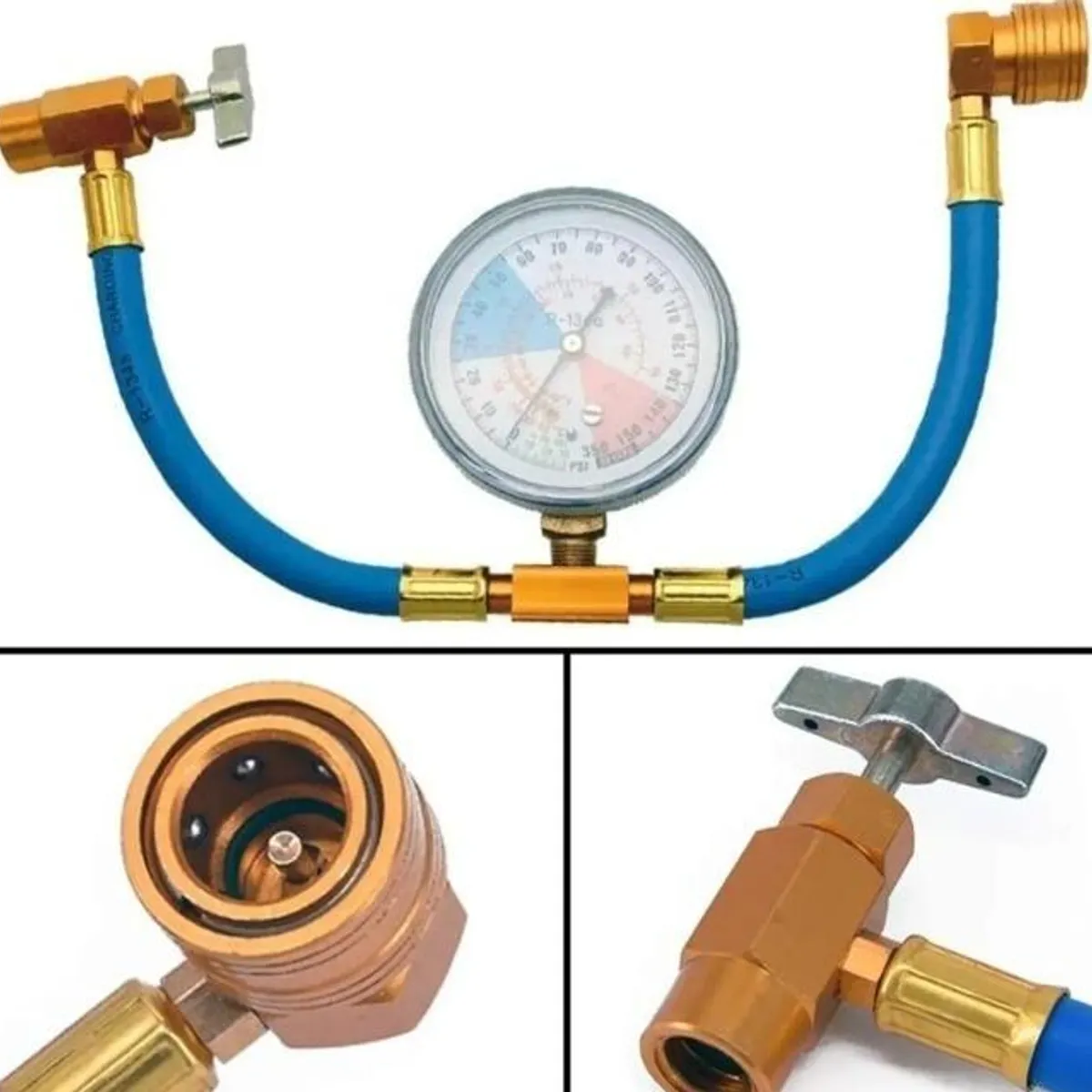 GENERICO - Manómetro de Presión R134A para Aire Acondicionado Automotriz