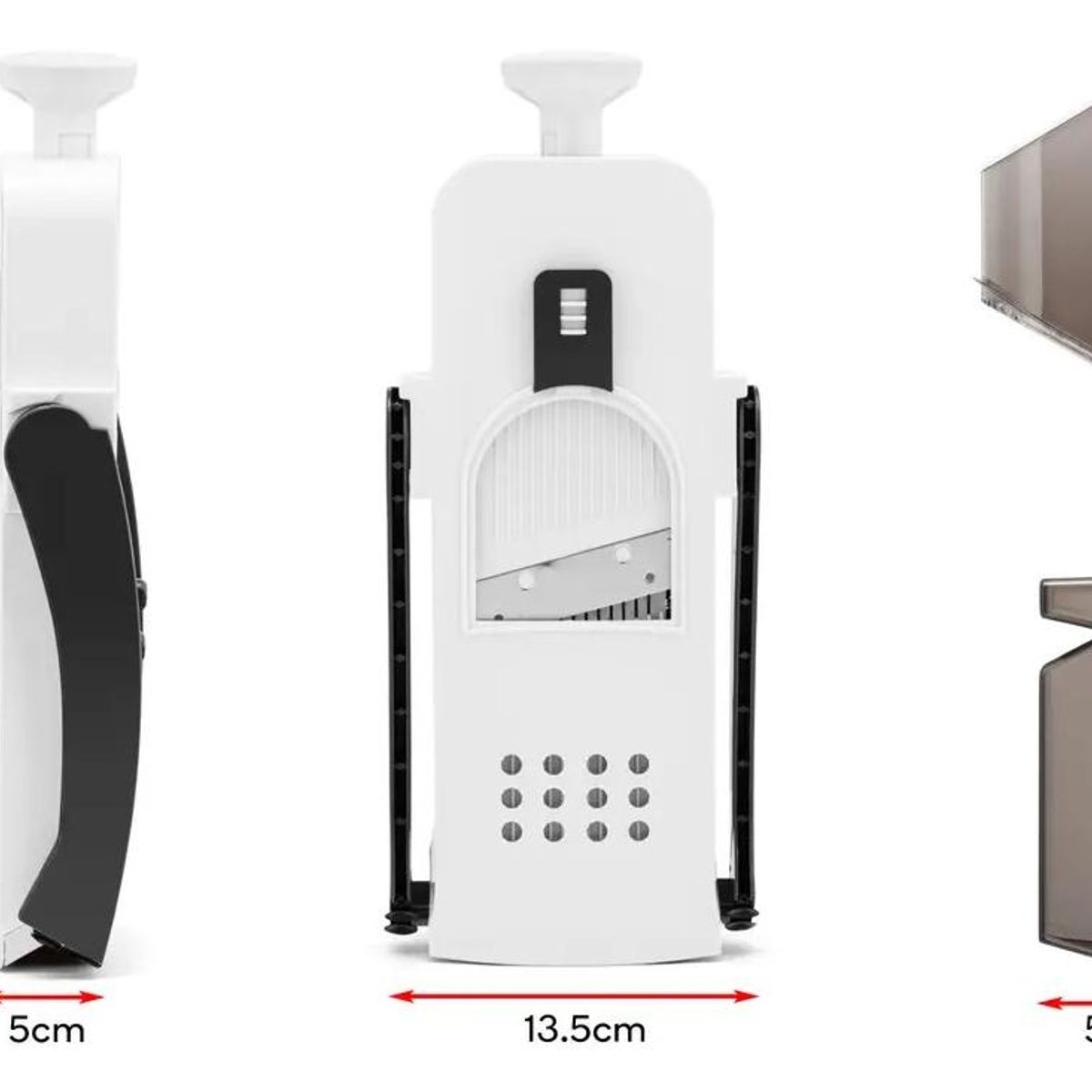 GENERICO - Cortador Mandolina Multifuncional con 4 Modos de Corte.