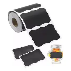 GENERICO - Pack de 3 Rollos de Etiquetas Adhesivas de Pizarra