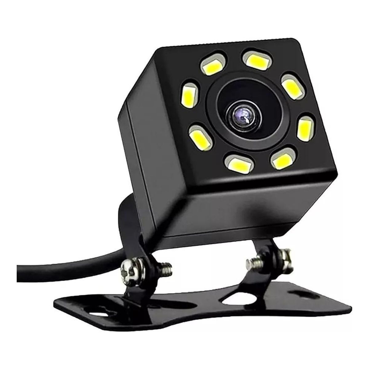 GENERICO - Cámara de Retroceso HD con Visión Nocturna y 8 LEDs