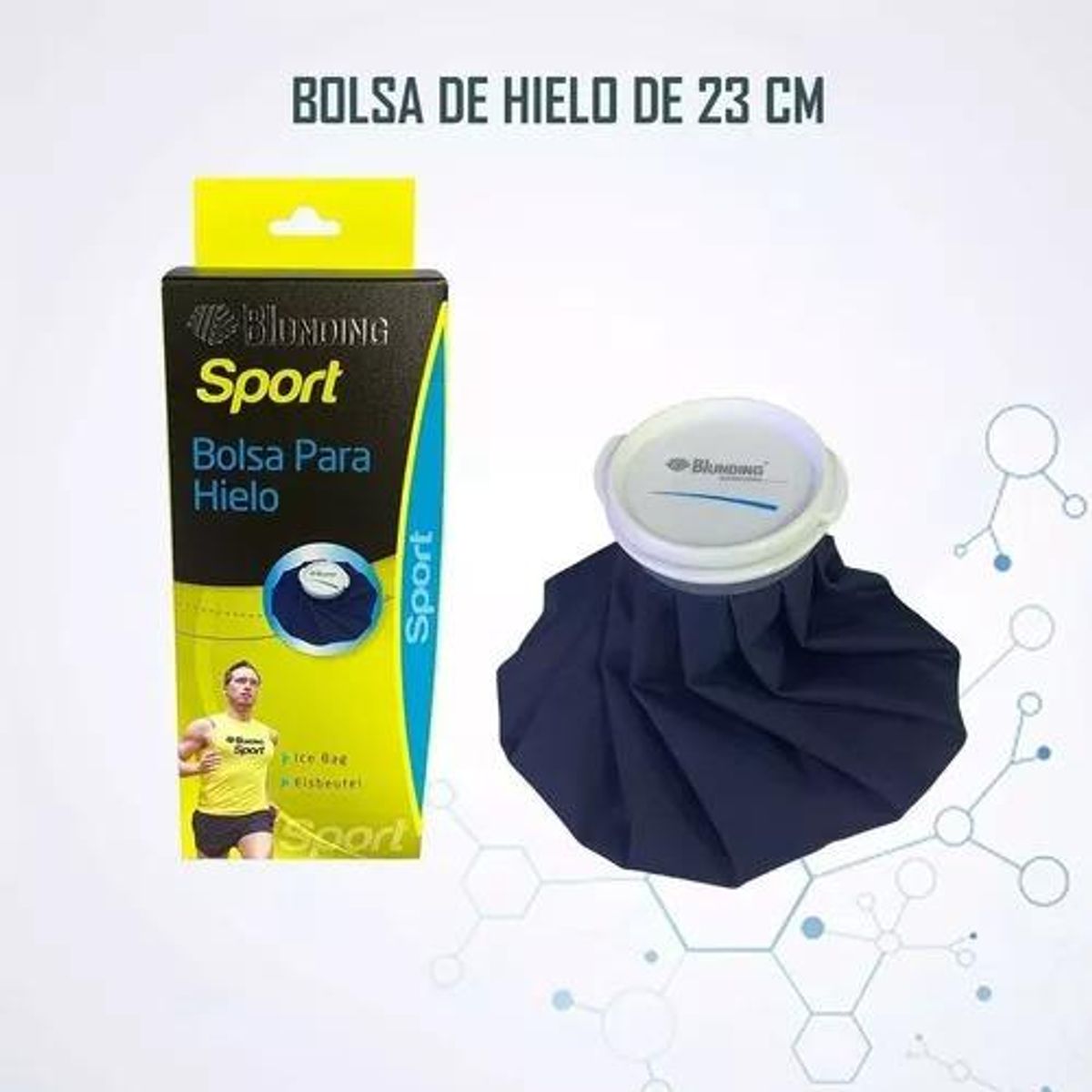 GENERICO - Bolsa de Hielo Reutilizable 23 cm para Lesiones.-