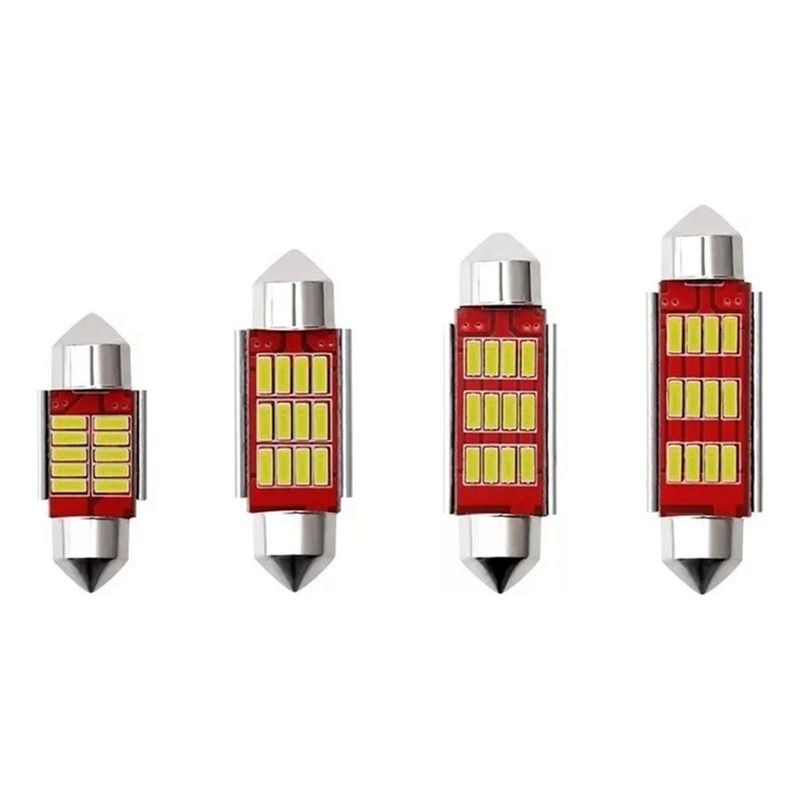 GENERICO - Luces LED Interior para Automóvil 31mm 36mm 12V