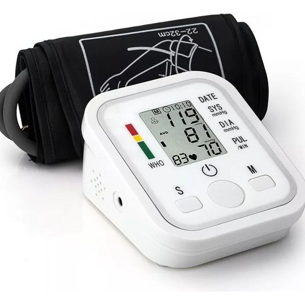 GENERICO - Tensiómetro Digital Automático para Brazo con Pantalla LCD