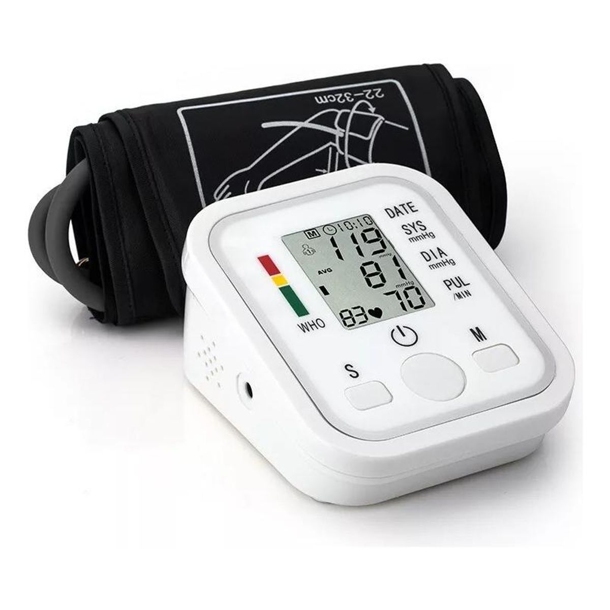 GENERICO - Tensiómetro Digital Automático para Brazo con Pantalla LCD