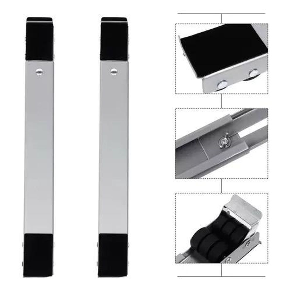 GENERICO - Soporte Móvil Ajustable con Ruedas para Electrodomésticos