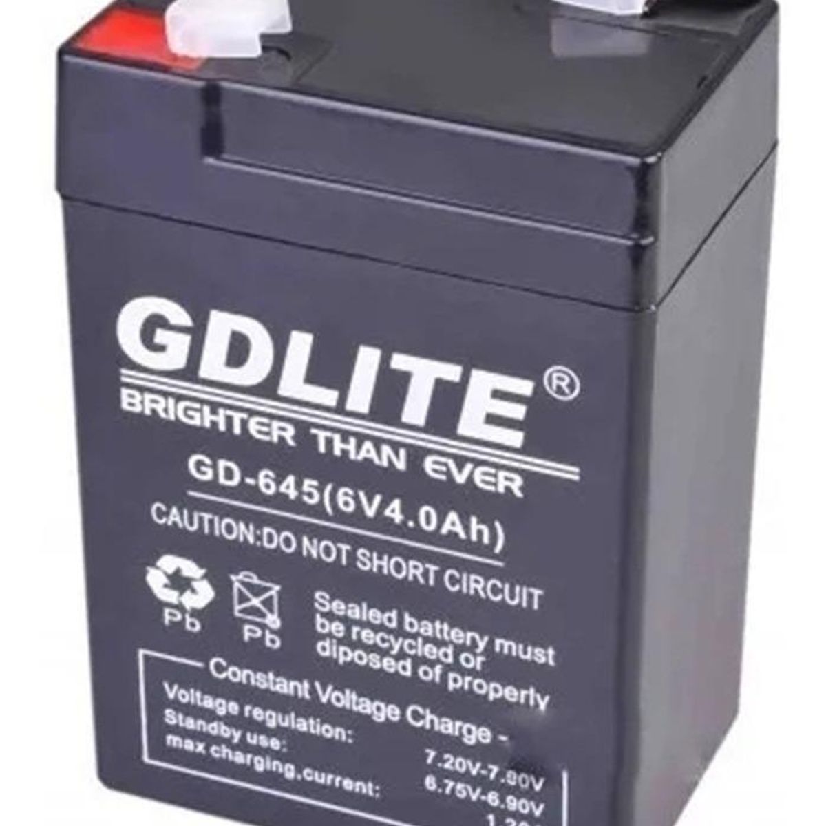 GENERICO - Batería Profunda 6V 4Ah Gd-645 para Uso Eficiente