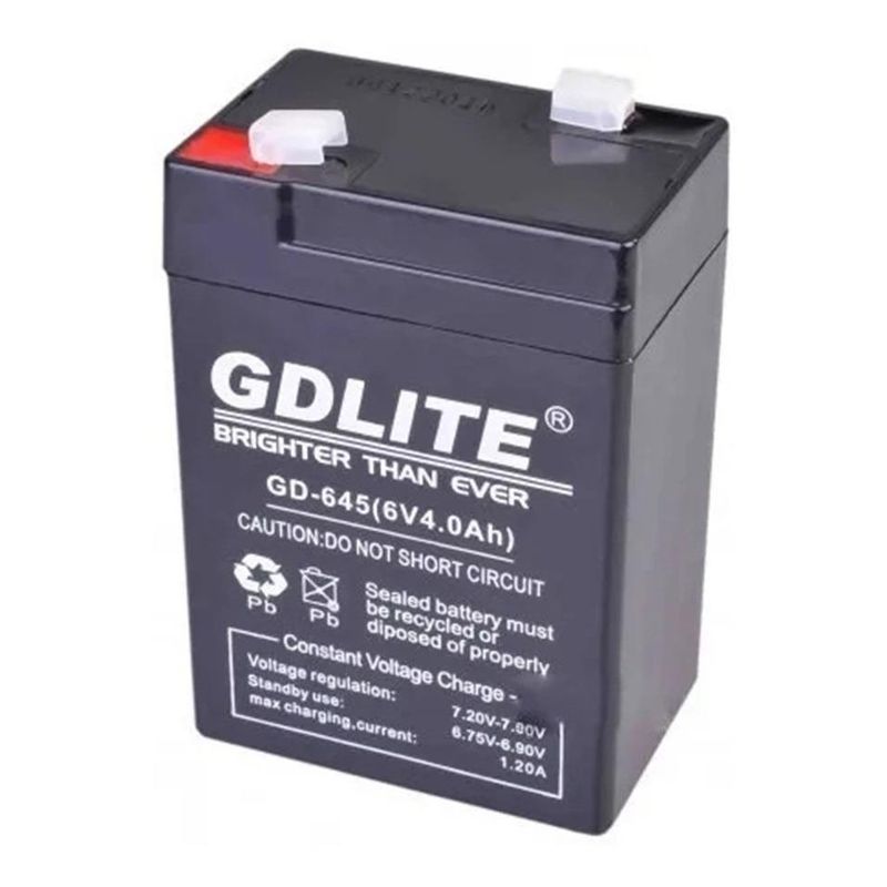 GENERICO - Batería Profunda 6V 4Ah Gd-645 para Uso Eficiente