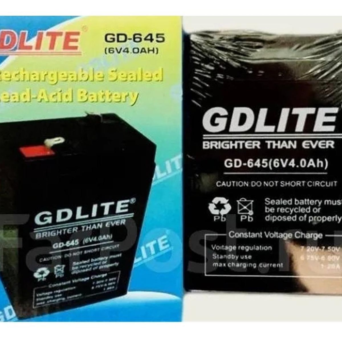 GENERICO - Batería Profunda 6V 4Ah Gd-645 para Uso Eficiente