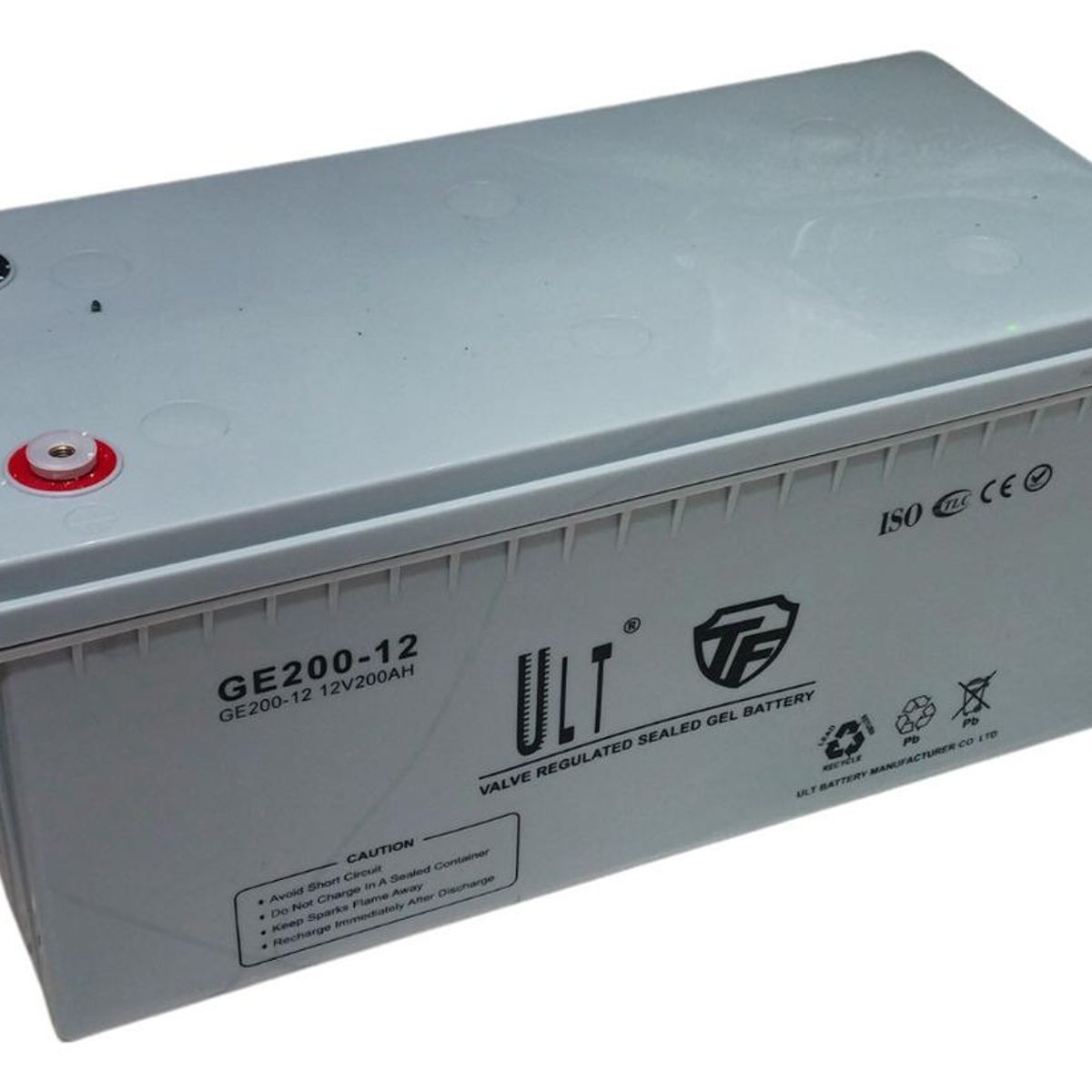 GENERICO - Batería de Ciclo Profundo de Gel 12V 200Ah para Energía Solar