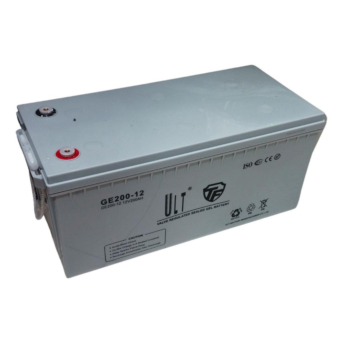 GENERICO - Batería de Ciclo Profundo de Gel 12V 200Ah para Energía Solar