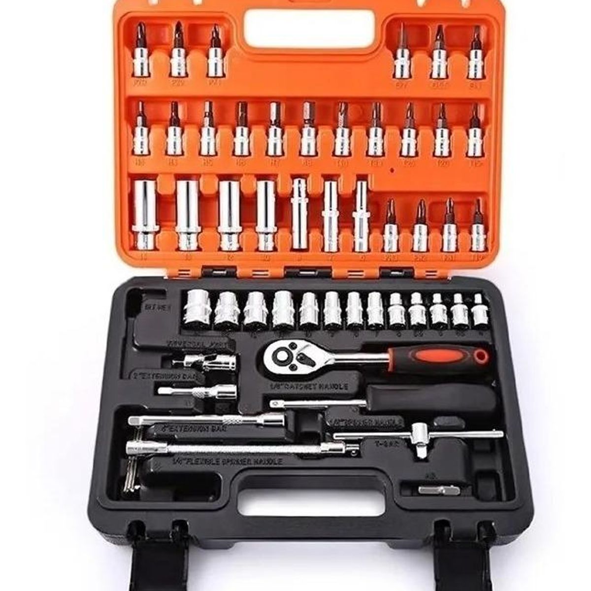 GENERICO - Juego de Dados 53 Piezas con Maletín Compacto