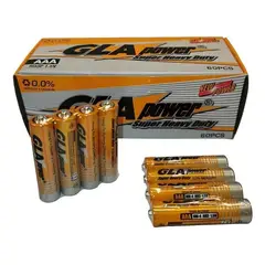 GENERICO - Pack de 60 Pilas Alcalinas AAA 15V Gla