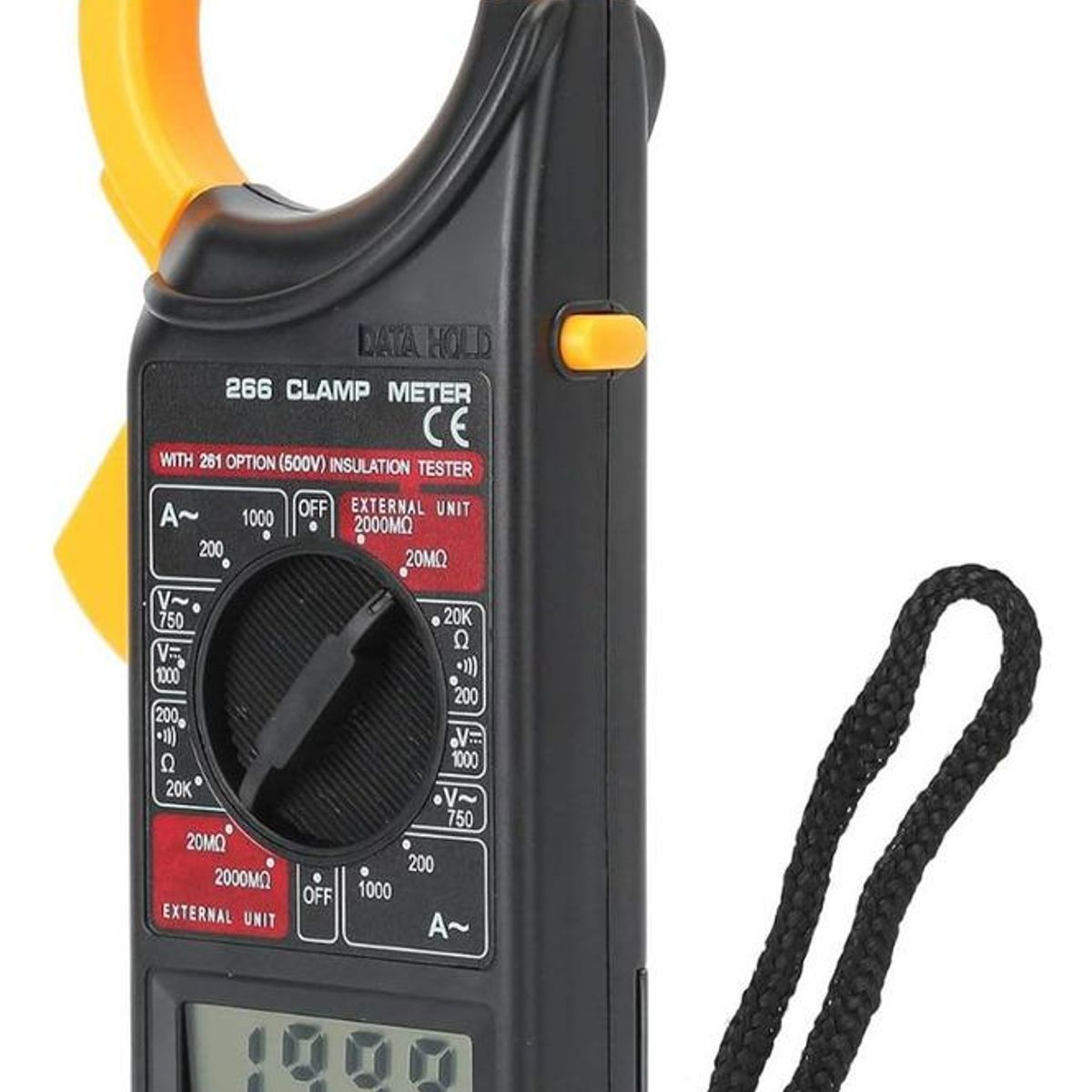 GENERICO - Multitester Digital de Tenaza DT-266 para Medición Precisa