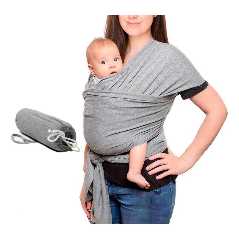 GENERICO - Fular Portabebés Ergonómico para Recién Nacidos a 18 kg