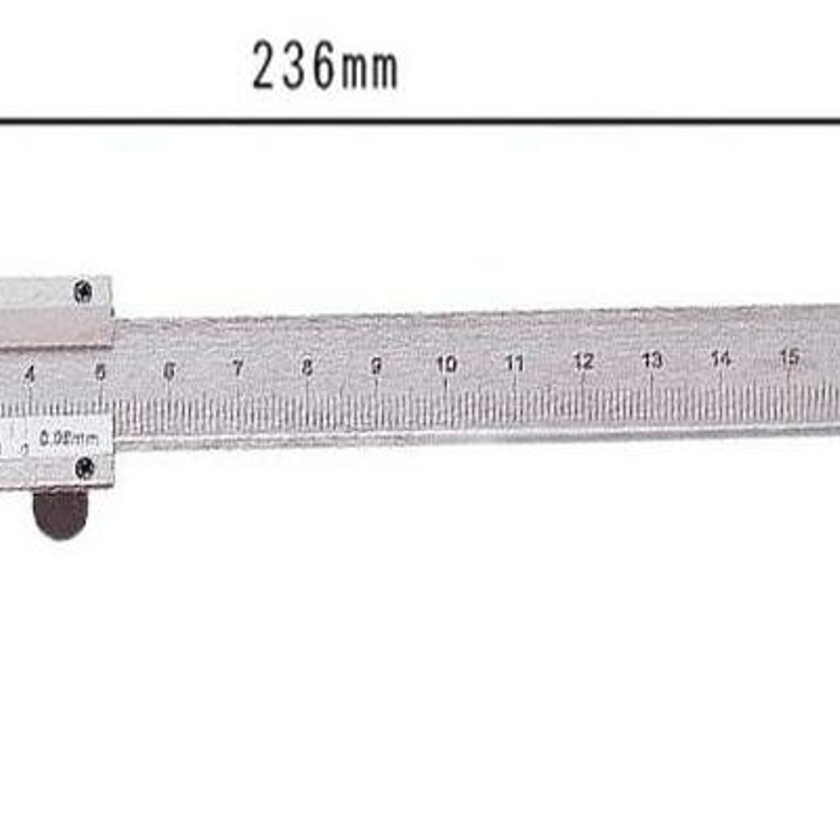 GENERICO - Calibrador Vernier Análogo de 150 mm con Funda