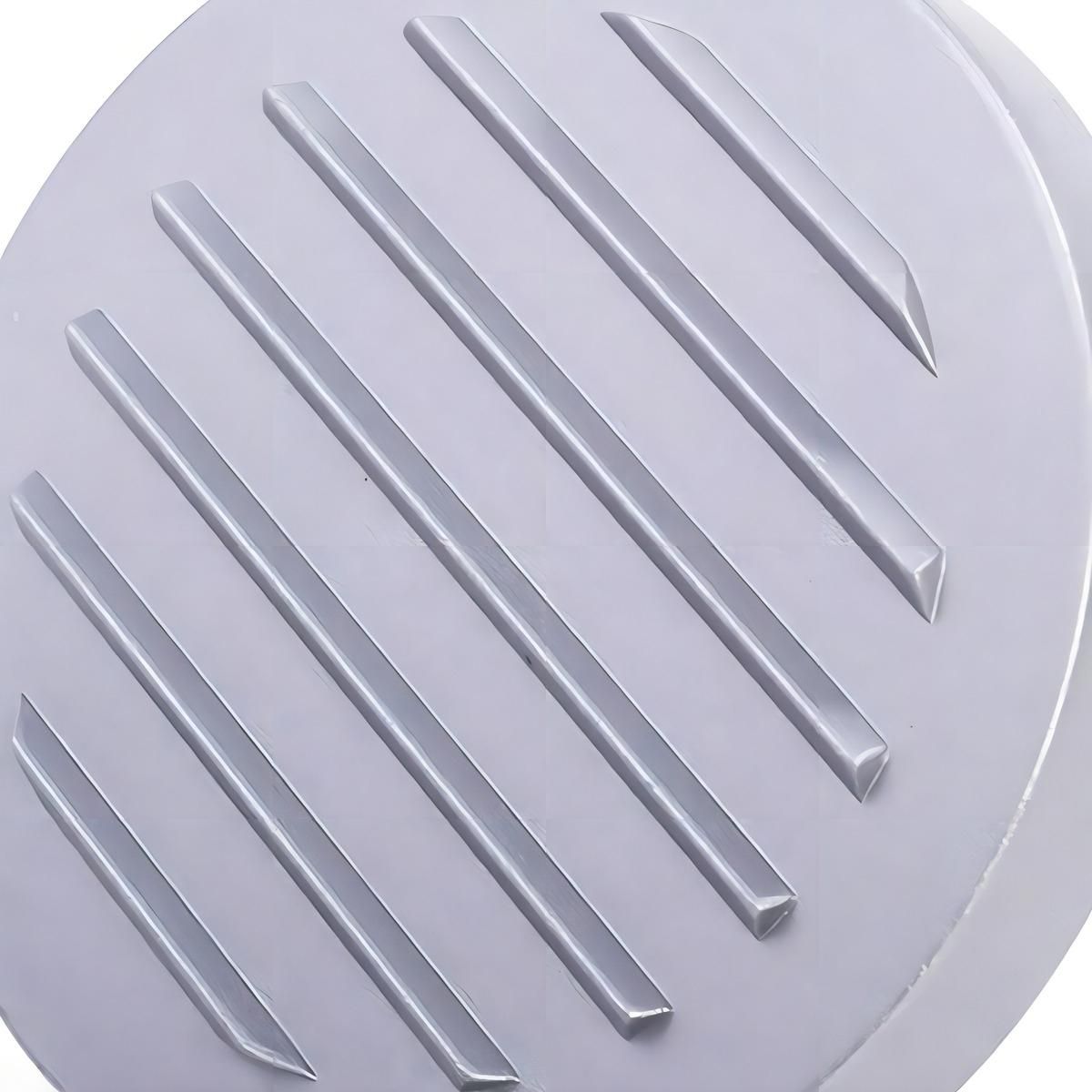 GENERICO - Molde Doble para Hamburguesas de Aluminio con Mango de Madera
