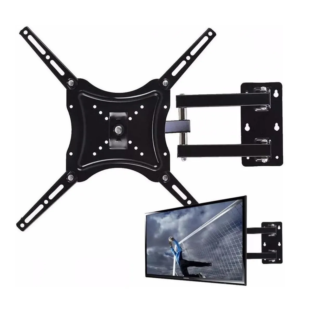 GENERICO - Soporte de TV con Brazo de Acero 180° para 32 a 55 Pulgadas