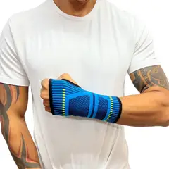 GENERICO - Pack de 2 Muñequeras Elásticas para Soporte Deportivo