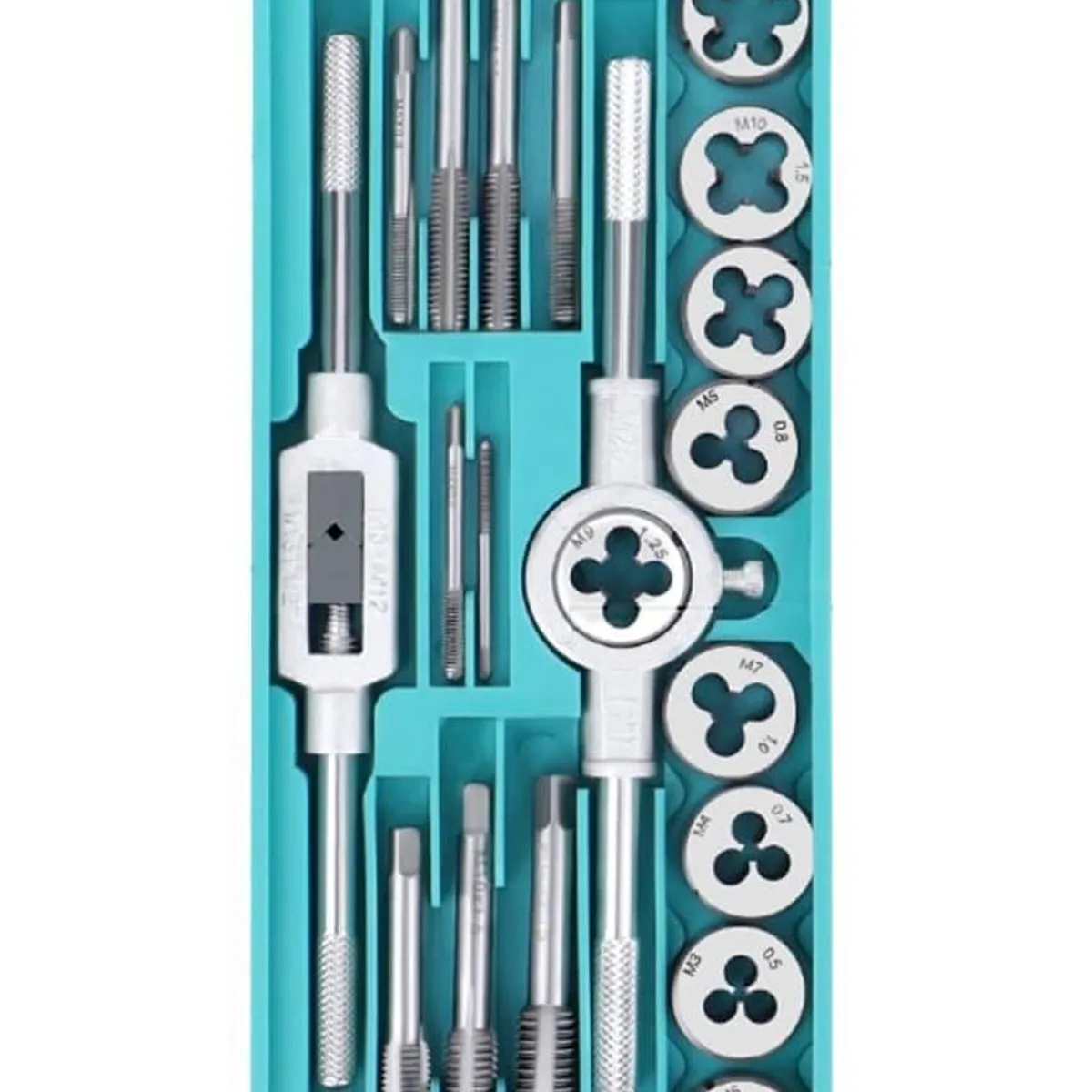 GENERICO - Juego de Herramientas para Roscado 20 Piezas