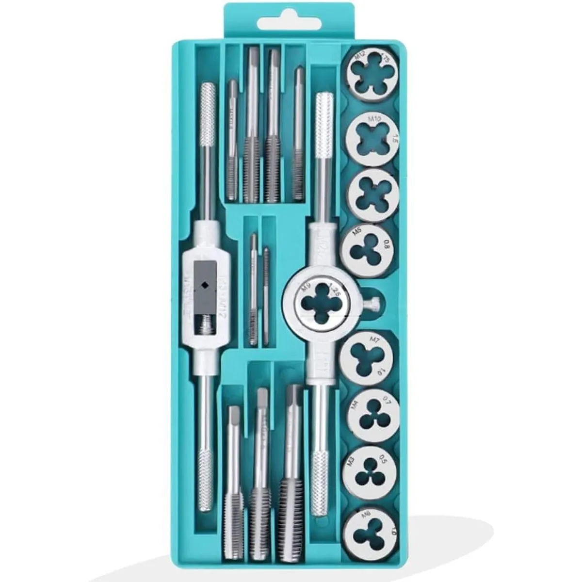 GENERICO - Juego de Herramientas para Roscado 20 Piezas