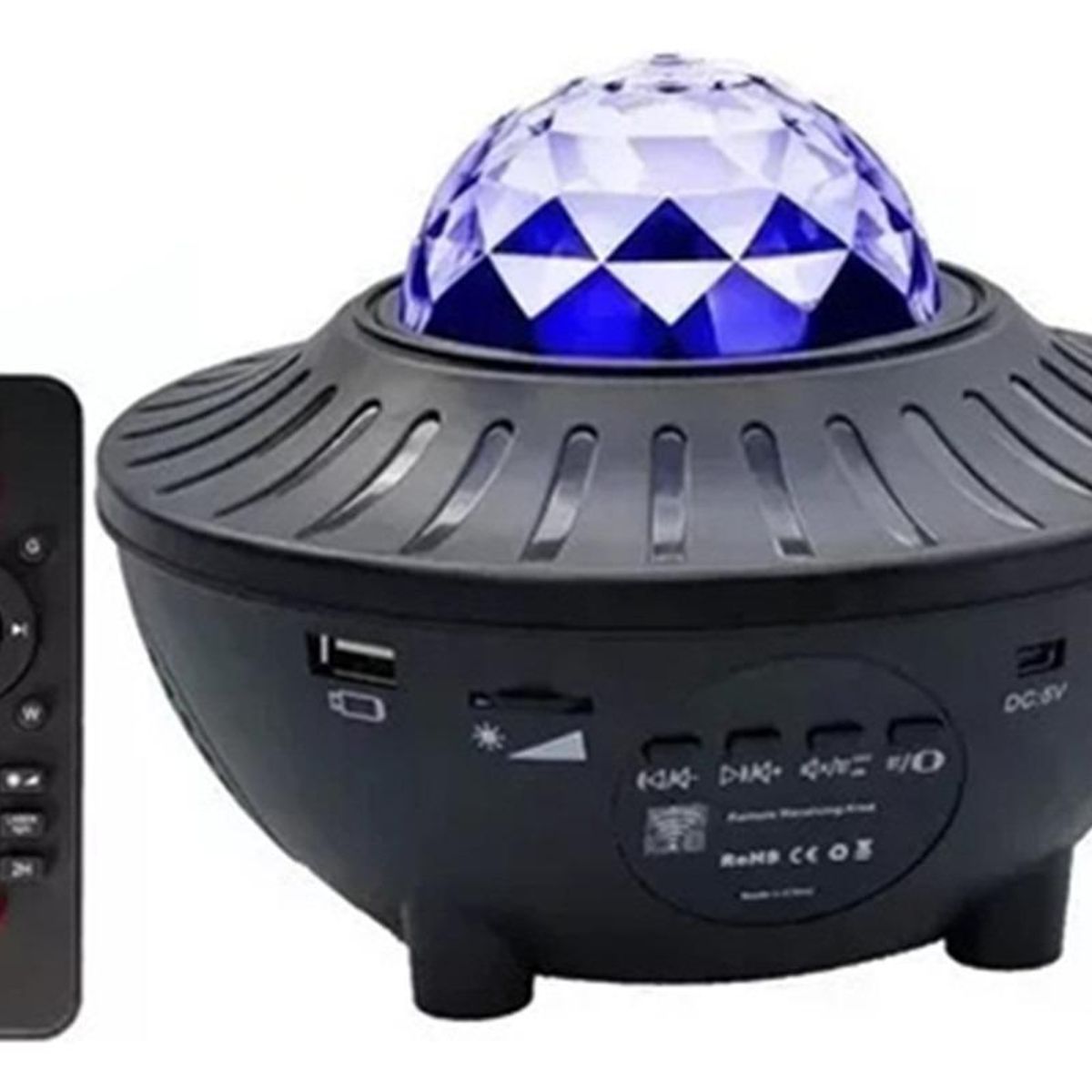 GENERICO - Proyector LED de Estrellas con Bluetooth y Control Remoto