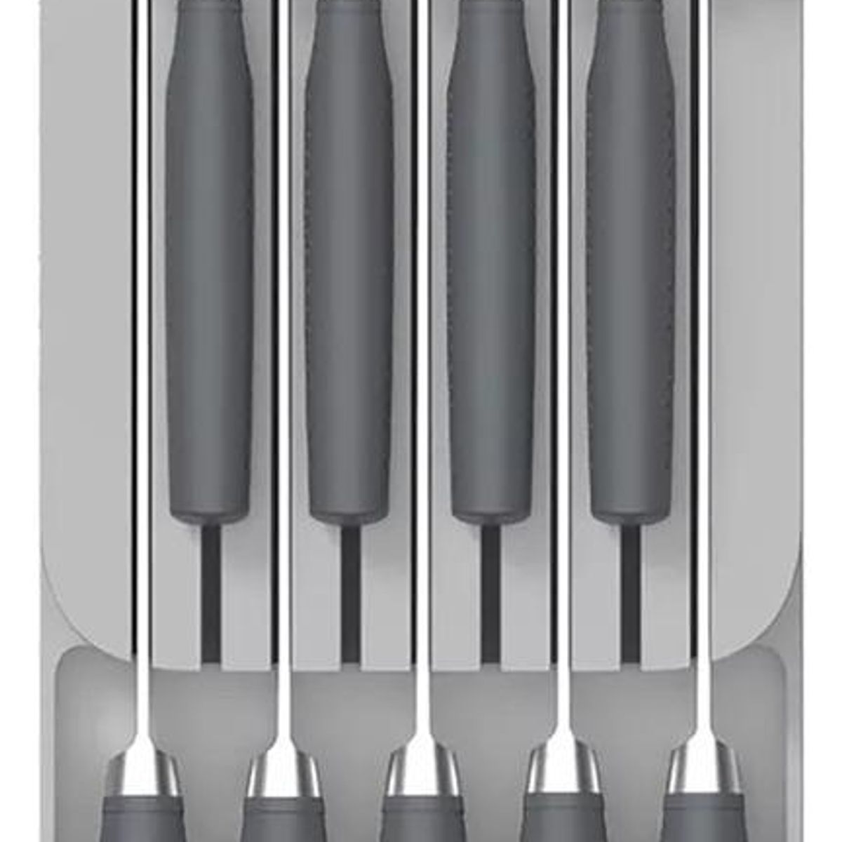 GENERICO - Soporte Organizador para Cuchillos de Cocina Gris