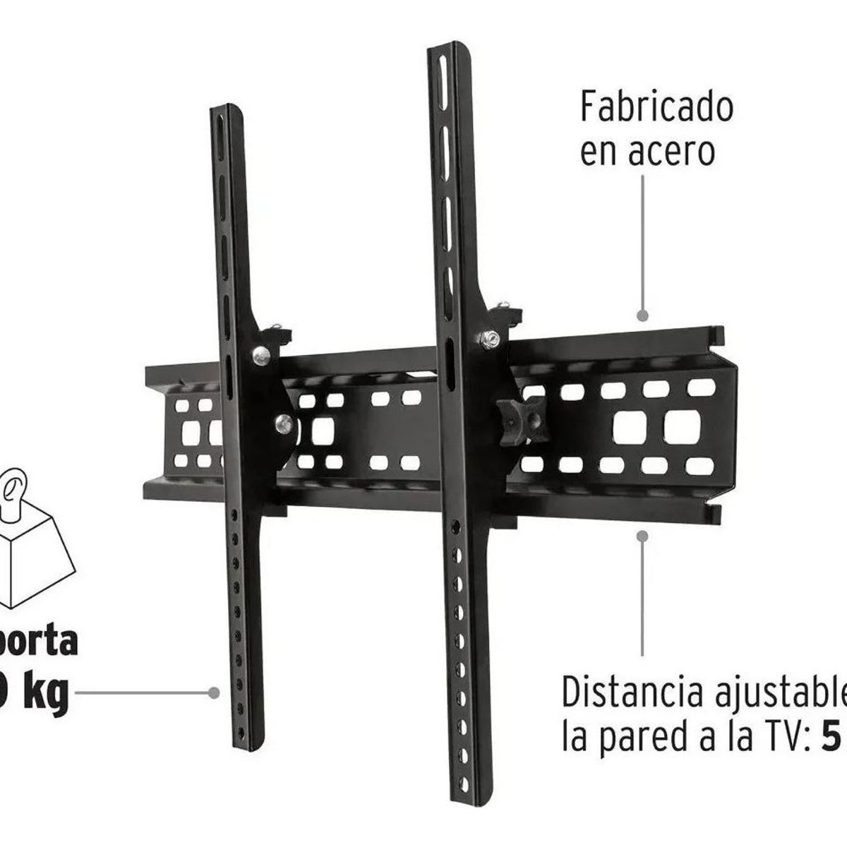 GENERICO - Soporte Fijo para TV de Pared 32-70 Pulgadas hasta 40kg