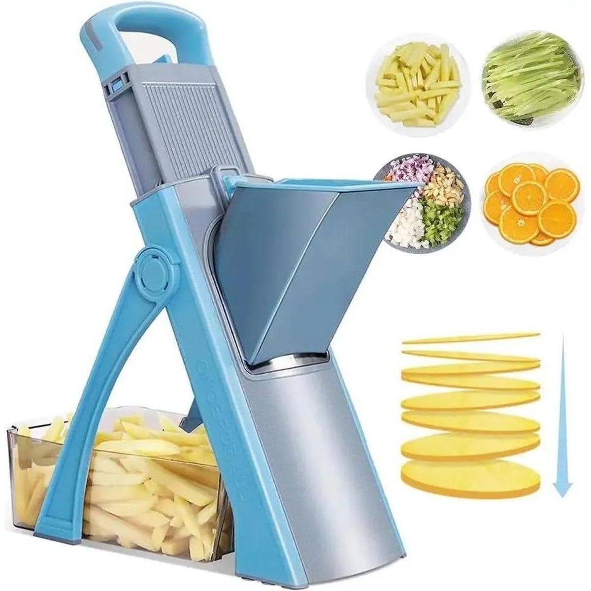 GENERICO - Picador Multifuncional de Verduras y Frutas en ABS