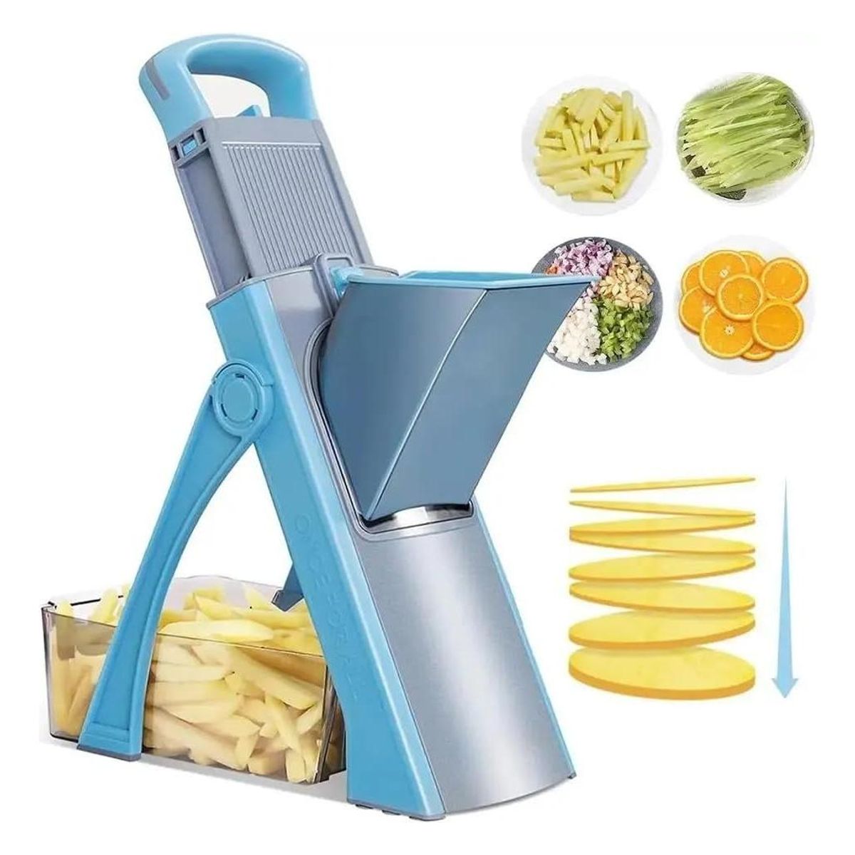 GENERICO - Picador Multifuncional de Verduras y Frutas en ABS