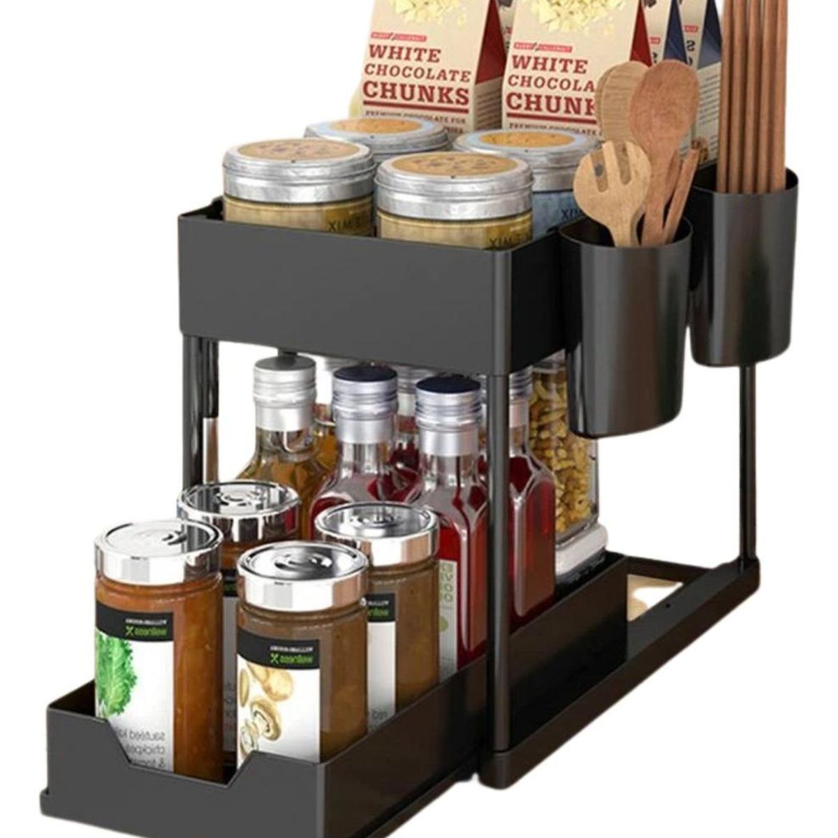 GENERICO - Estante Organizador de Cocina de 2 Niveles para Almacenamiento