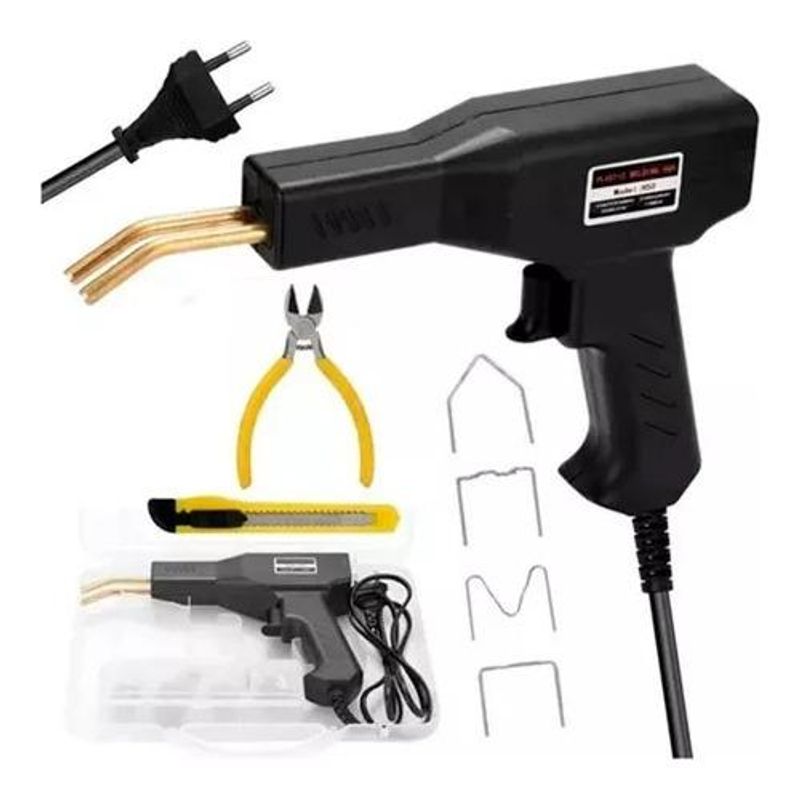 GENERICO - Pistola de Soldar Grapadora de Plástico Caliente 50W