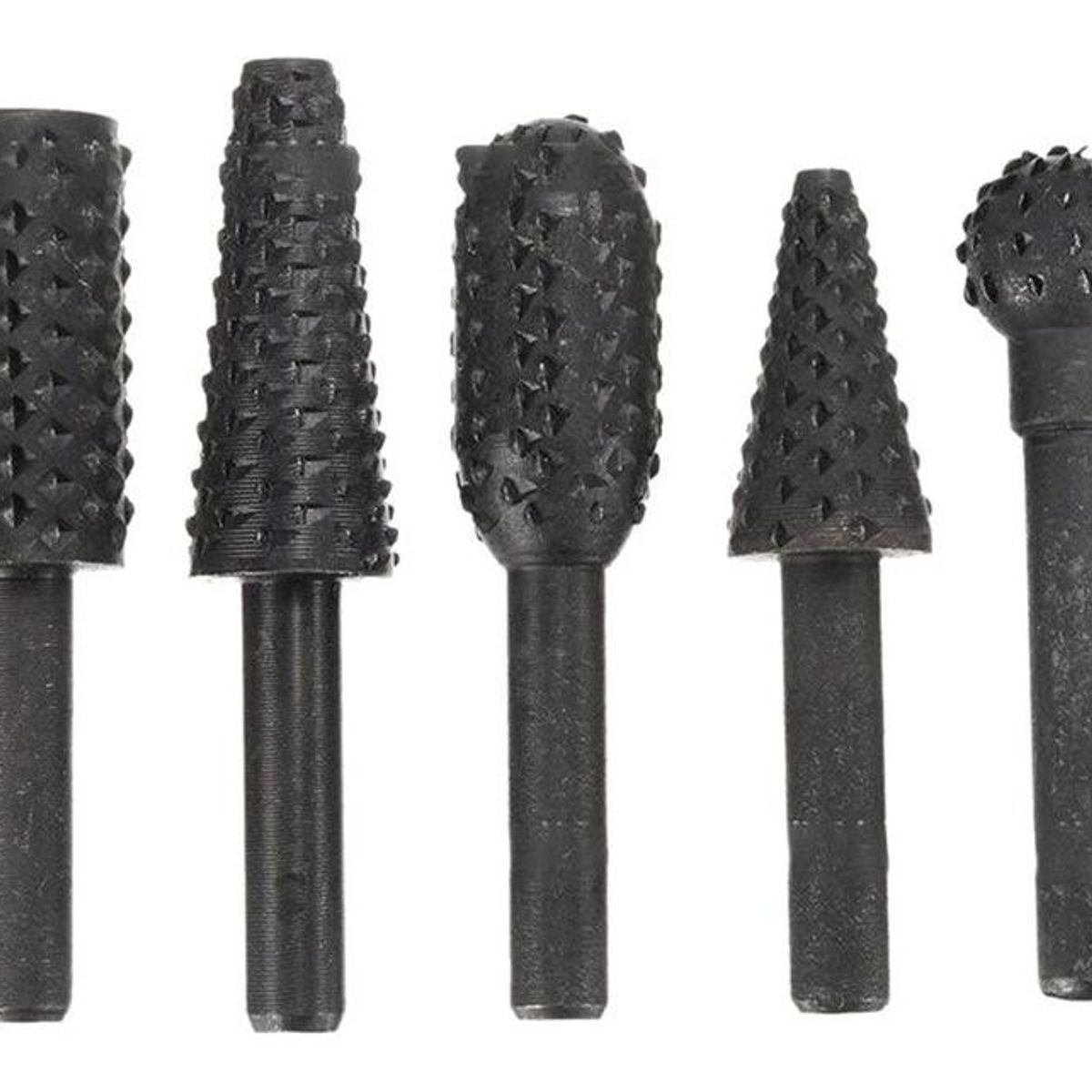 GENERICO - Juego de 5 Brocas Desbastadoras para Madera 14" HSS